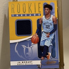 Panini 2019-20 Absolute Rookie Threads Ja Morant Grizzlies RT-JMT