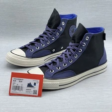 Converse Chuck 70 Men’s 8.5 Sneakers Black Blue Utility Cordura A05578C