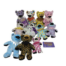Liquid Blue Grateful Dead Beanie Bears Lot Of 11 Limited Edition