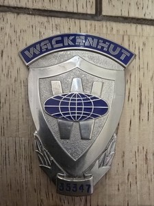 Private Security Badge Wackenhut Security #35347