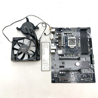 ASRock Z370 Pro4-IB ATX Motherboard DDR4 LGA1151 IO Shield w/Asetek 550LC Cooler