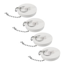4Pcs Tub Stoppers Rubber Bathtub Stoppers Drain Plug 1-7/8" White