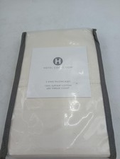 Hotel Collection Pillowcases King 20x36 Set of 2 680TC Supima Beige Adults