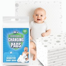 Disposable Baby Changing Pads - Soft, Waterproof  Leakproof Liners Absorbent...