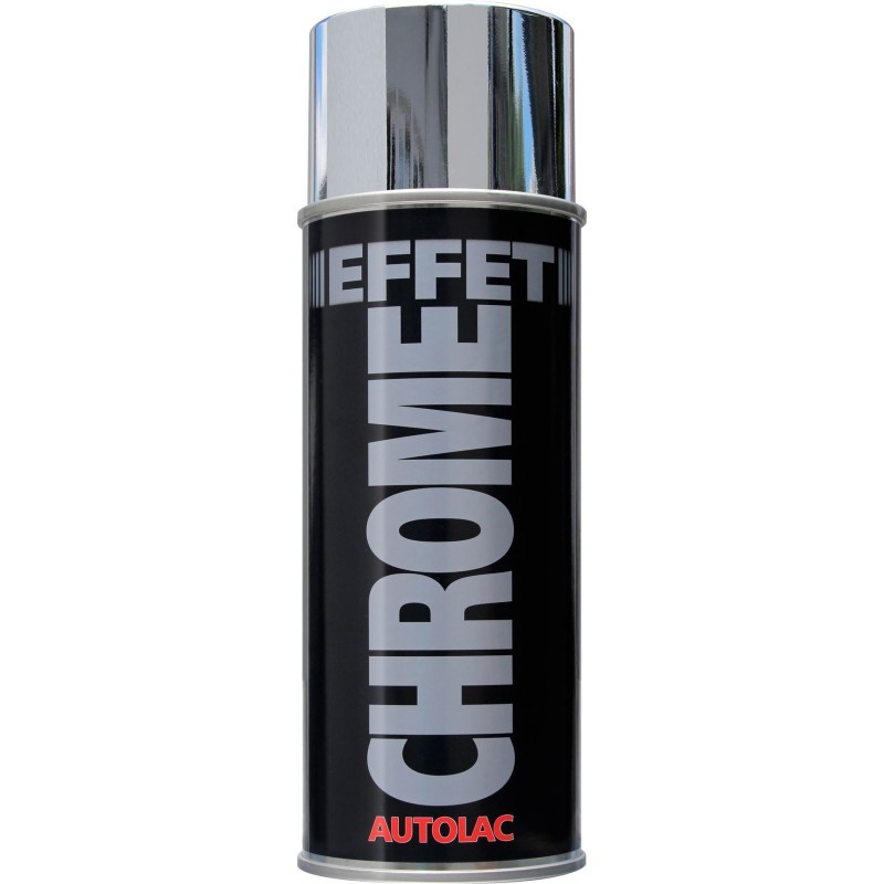 Bombe de peinture chrome Autolac 400ml pour aérosol carrosserie
