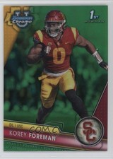 2023 Bowman U Chrome Green Refractor 39/99 Korey Foreman #190 6o3