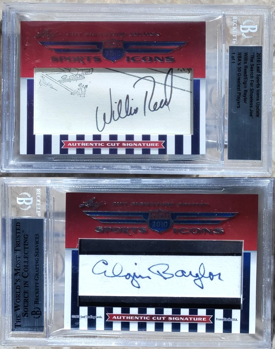 Basketball Trading Cards Willis Reed Sports Autographed for sale