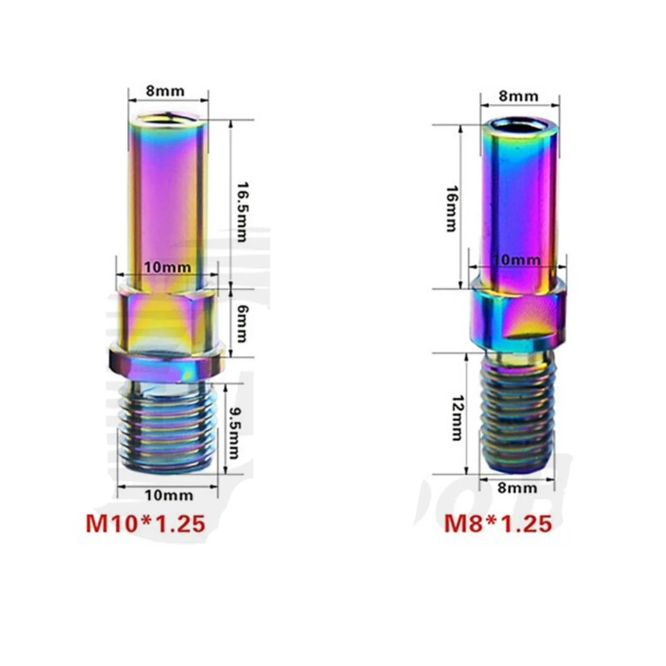 Titan Fahrrad Bremsen Cantilever Stehbolzen Gabel Rahmen Cantisockel M8 M10*1.25 - Bild 3 von 4