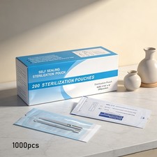 Sterilization Pouches- 3.5 " x 9 " Dental Medical Self Seal Pouch Bag 1000pcs