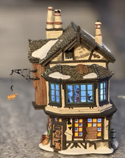 Dept 56 Dickens Village A Christmas Carol Ebenezer Scrooge's House #58490 w/Box 