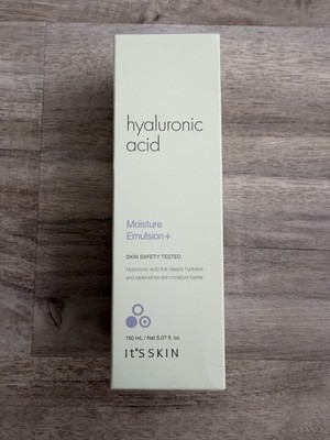 It's Skin - Hyaluronic Acid Moisture Emulsion+ Exp 6/27  - 5.07 oz -