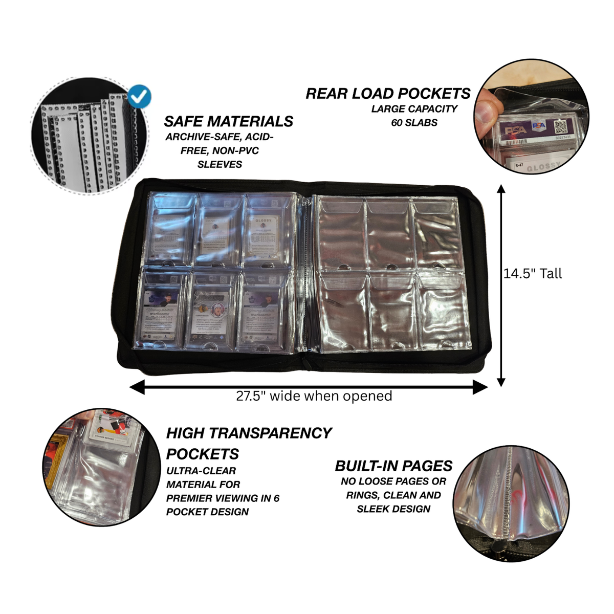graded pokemon card binder The Original Slab Binder by PREZA main image 1