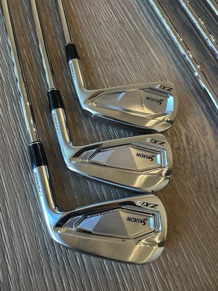 Combo hierros Srixon Zxi 5 Zxi 7 2025, diestro, 4-PW, Modus Tour 105 X rígidos Foto 3 de 4