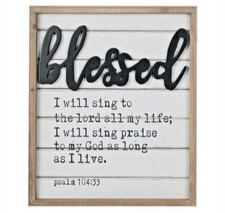 Blessed Sign - FREE SHIPPING