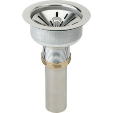 Elkay Lk35 3-1/2 Drain Fitting Type 304 Stainless Steel Body Strainer Basket