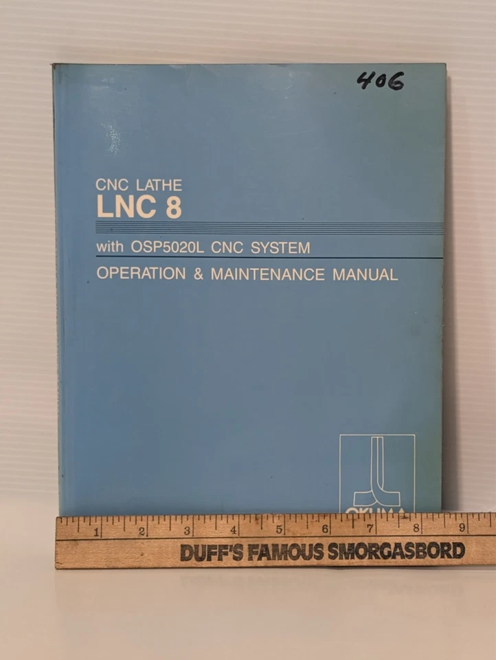 CNC Lathe LNC 8 with OSP5020L CNC System Operation & Maintenance Manual - Image 4 of 4