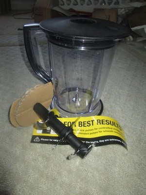 NEW Ninja Master Prep Blender QB1004 Replacement Pitcher 48 Oz w/Lid and Blade