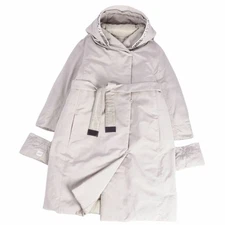 S Max Mara Coat Down Reversible Hood Bijou Outerwear Women JI42 (M) Used MOLO-0