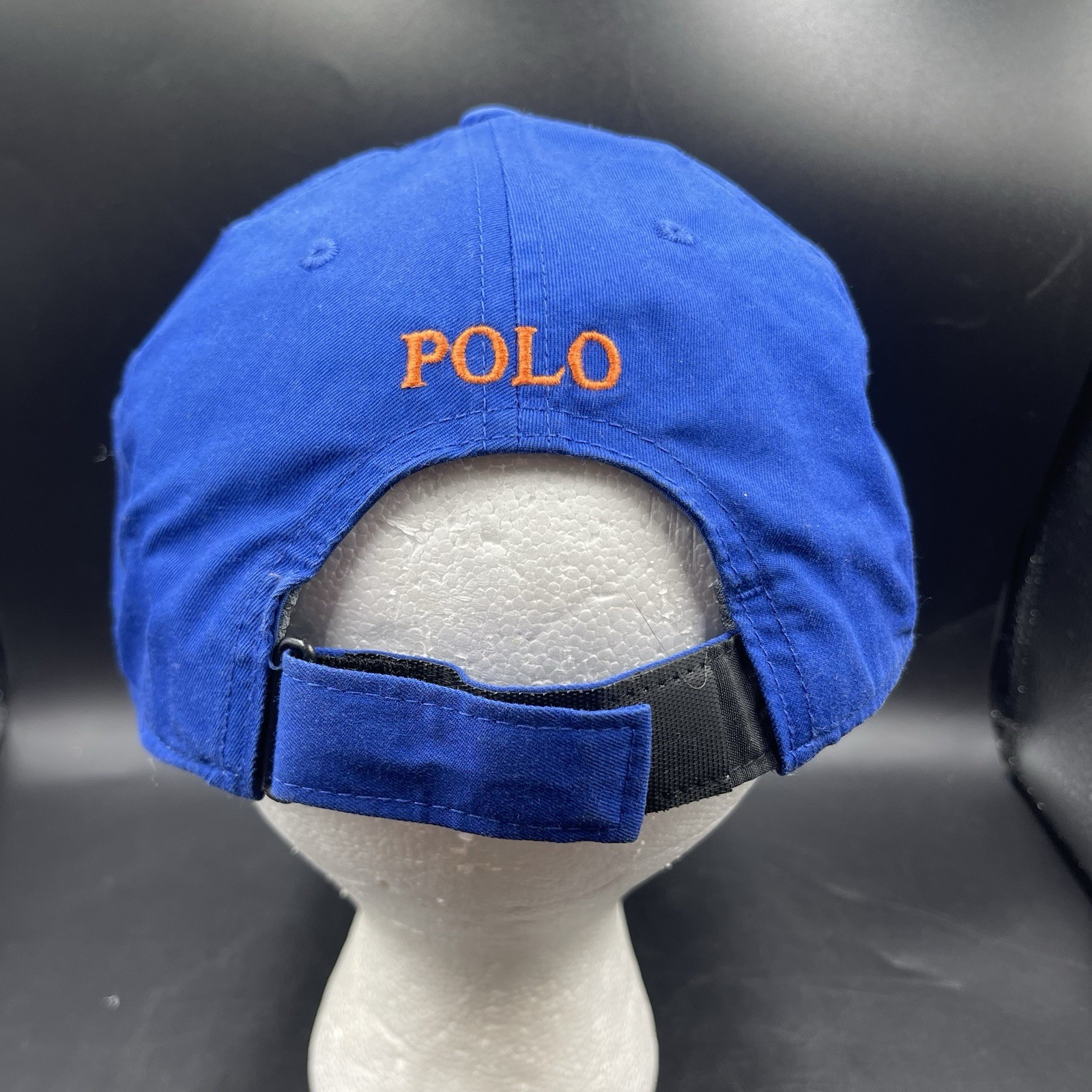 Cappello berretto baseball Polo Ralph Lauren PerformanceBlue StrapBack taglia 1 logo pony
