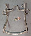MODEL 1859 BRASS SHEATHED ARTILLERY CURB BIT,SECOND PATTERN,MAKER MARKED — photo 3