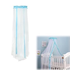Crib Mosquito Net Universal Dome Cot Bed Crib Canopy Round White 56"w X 63"h 