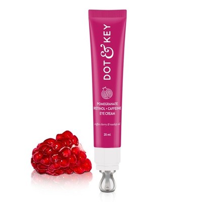 Dot & Key Granatapfel Retinol + Koffein Augencreme | Glättet feine Linie 20gm