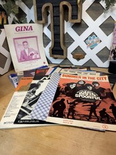 22 Sets Of Vintage Sheet Music, Many Genres, See Photos For Titles