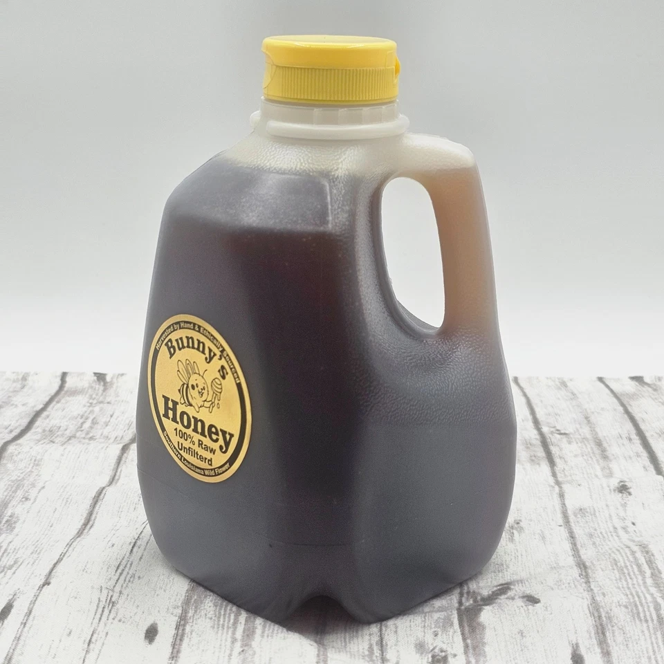 Raw Honey 3 lb 1 Quart Fresh Spring 2025 Wildflower Honey  Raw Unfiltered Kosher - Image 3 of 4
