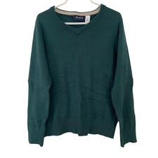 The Children's Place Green V-Neck Sweater Boys Size 5/6