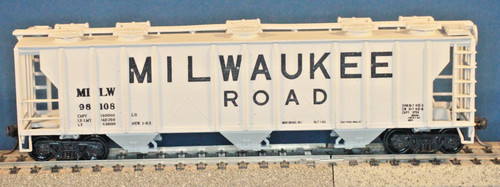 Tolva cubierta JP HO Athearn PS 54' 3 bahías Milwaukee Road MILW 98108 | Condition: Used