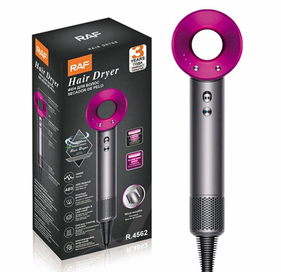 RAF Haartrockner R.4562 1600 W Kaltstufe, 3 Stufen grau/pink