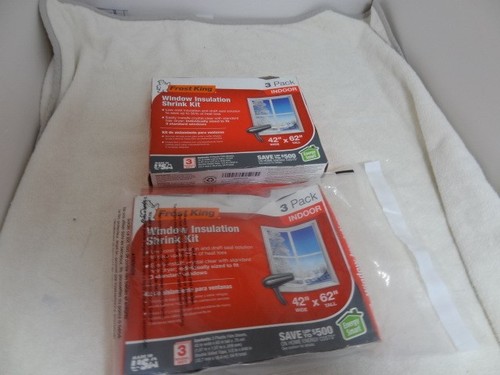 Frost King 42 in. x 62 in. Window Insulation Shrink Kit Lot Of 2 Cover 6 Windows