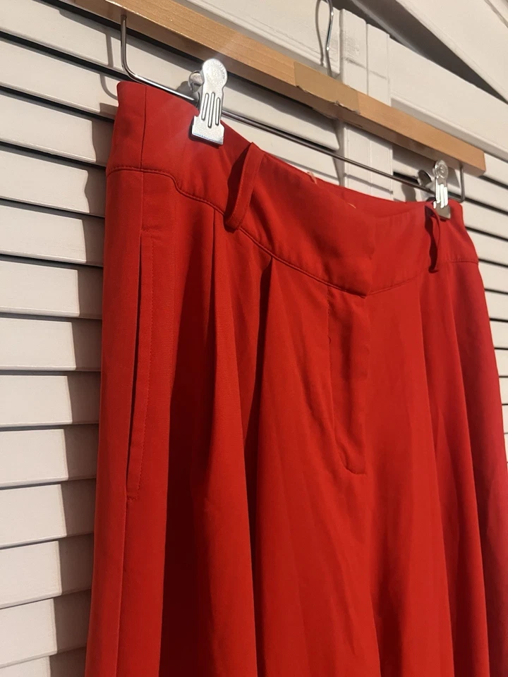FLYING TOMATO Women’s Size L Large Pants High Rise Wide Leg Dress Pants Trousers - Image 4 of 4