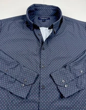 Mizzen Main Lightweight Leeward Shirt Performance Stretch Geometric Button Men L