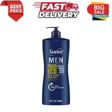 Suave Men 3-in-1 Shampoo, Conditioner & Body Wash, Citrus & Sandalwood, 28 fl oz