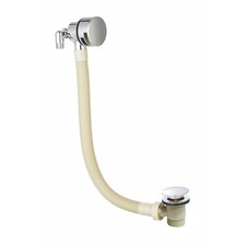 Bath Overflow Filler With Sprung Waste Chrome