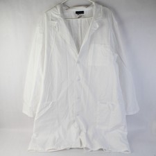 Cherokee White Cotton Blend Lab Coat Style No. 1346 Size XL