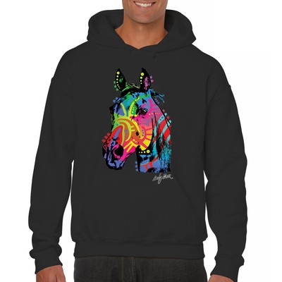 Rainbow Horse Sweatshirt Dean Russo Colorful Vibrant Cute Neon Animal Hoodie