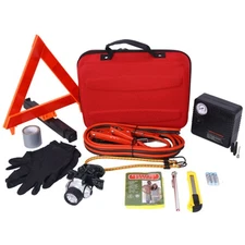 Auto Emergency Kit Set Car Tool Bag Vehicle Safety Kit Portable Roadside Temroad