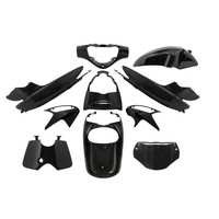 Verkleidungskit TNT 10-Teilig Schwarz FüR Honda SH I 125 / 150 Ccm Bj. 2005