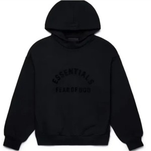 Fear of God Essentials SS23 Hoodie 'Jet Black' 192SP232050F