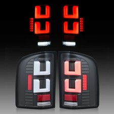Clear Lens Led Tail Lights For 2007-2014 Chevy Silverado 1500 2500 Black Lamps