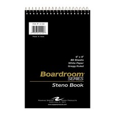 Roaring Spring Spiral Steno Pad 6x9 Gregg Ruled Notebook 80 Sheets Kraft Cover