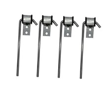 4 Pcs Heavy Duty Exhaust Hanger Rod -Universal Use Exhaust Hanger - 3/8" 4 PACK