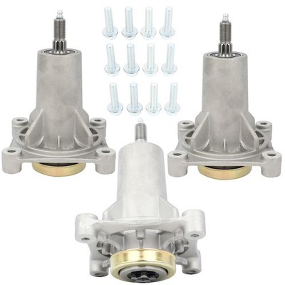 3PK Spindle Assembly 42'' 46'' 48'' 54'' for Cut Husqvarna YTH18542 YTH22V46 Z254