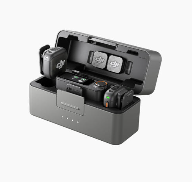 DJI Mic 3 Wireless Microphone System (2 TX + 1 RX + Charging Case