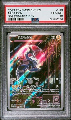 Miraidon graded PSA 10 for sale on eBay