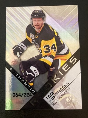 2016-17 UD SP Game Used Rainbow 193 Authentic Rookies RC Tom Kühnhackl ed/224