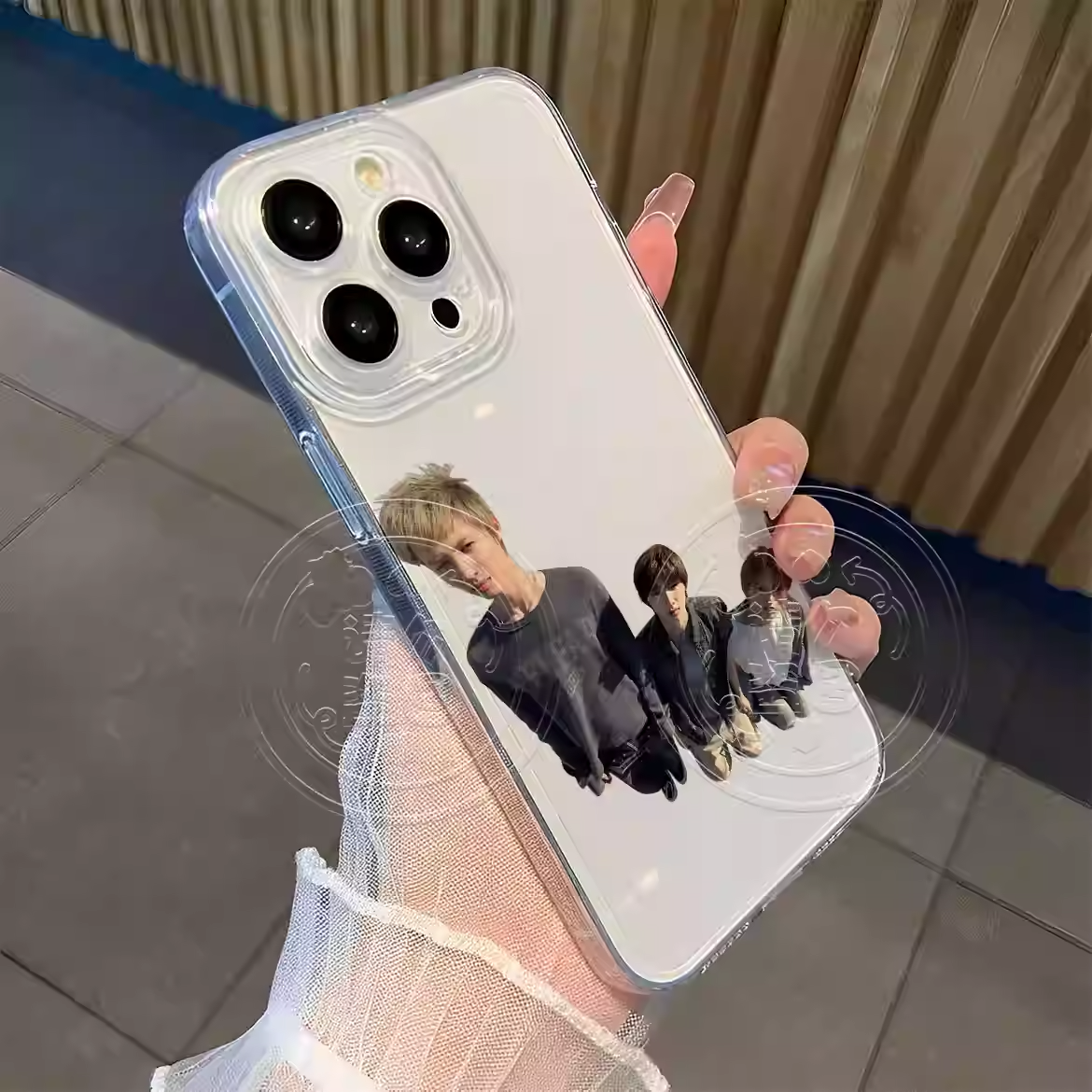 CORTIS MARTIN JAMES JUHOON FUNNY CLEAR TRANSPARENT PHONE CASE KPOP