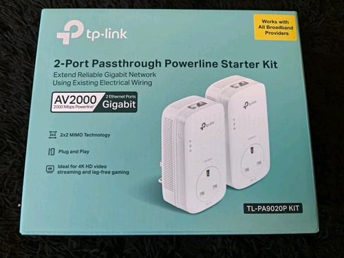 TP-Link Powerline Adapter - TL-PA9020P Kit - AV2000 - Version 4 - Photo 8/13